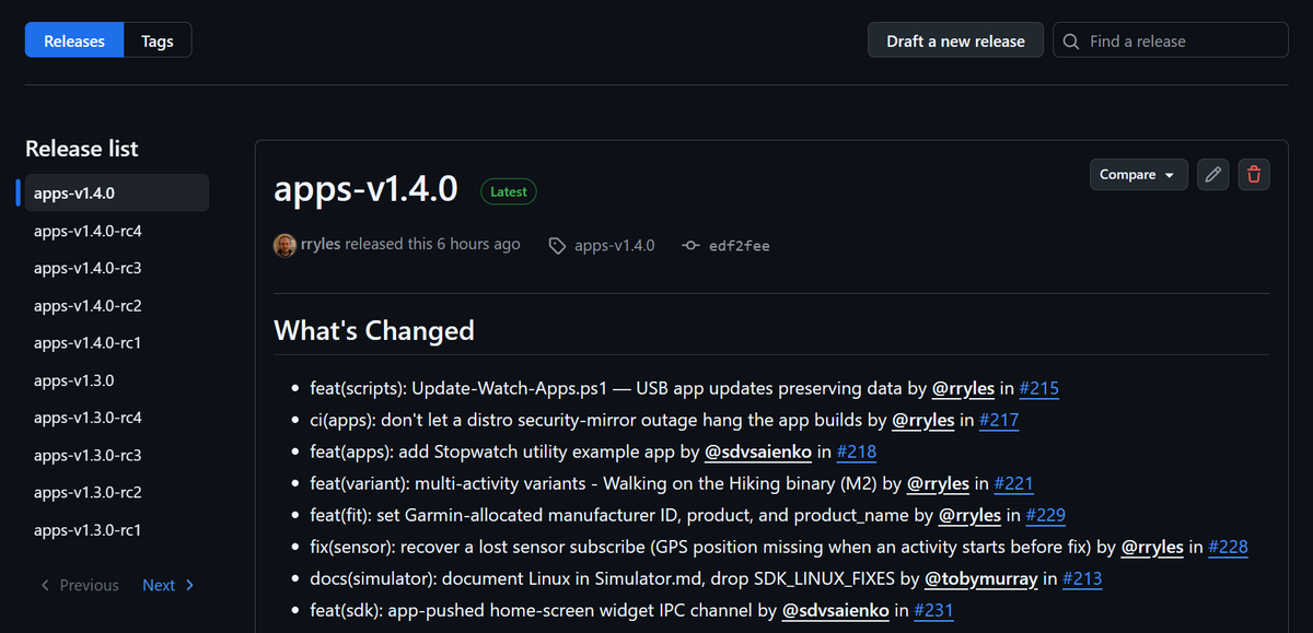 UNA Watch Update: 1.4.0