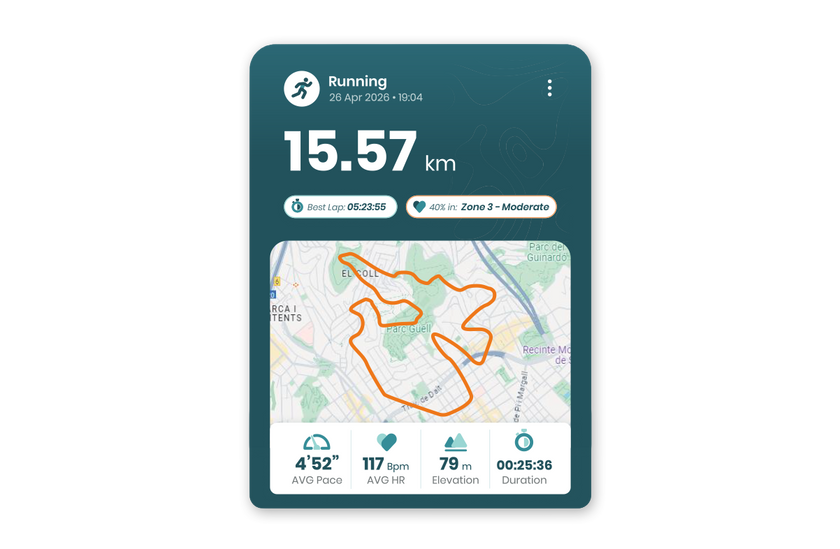 Sync with Strava