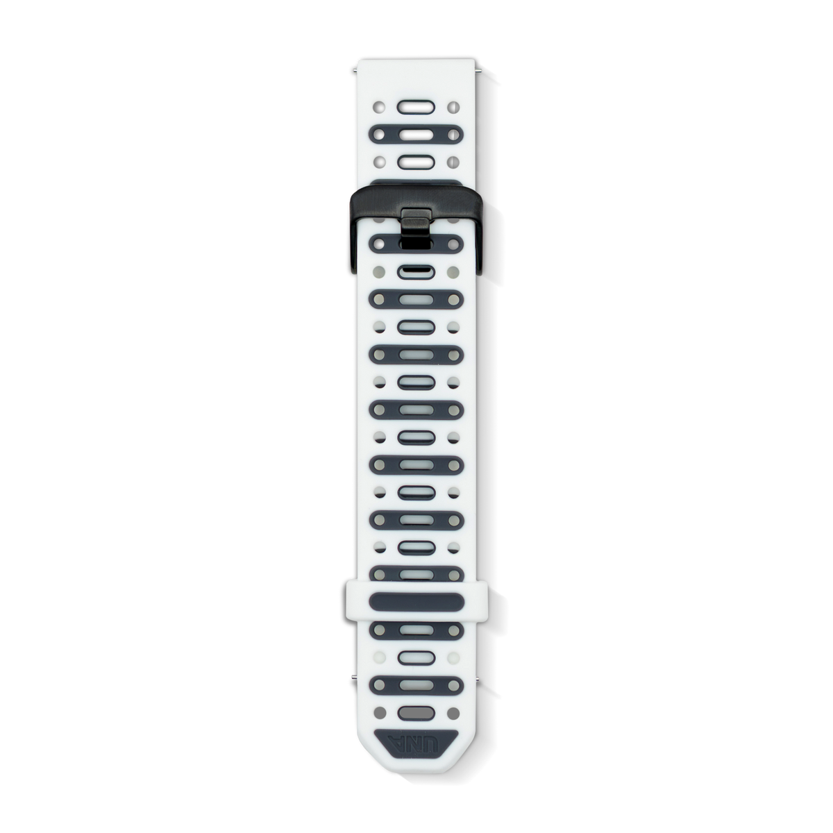 UNA - Silicone Strap in White, view 2