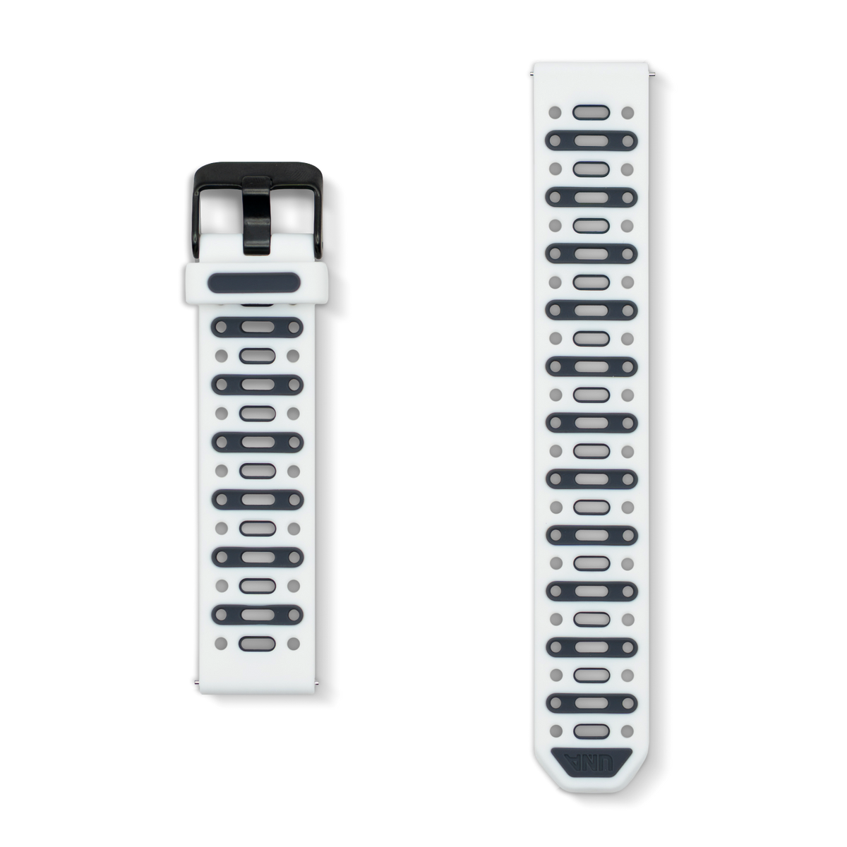 UNA - Silicone Strap in White, view 1